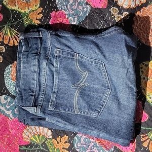 Wrangler boot cut blue jeans